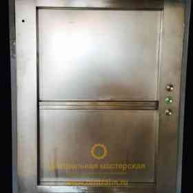 Гильотинные двери из нержавеющей стали, ресторанный лифт подъемник